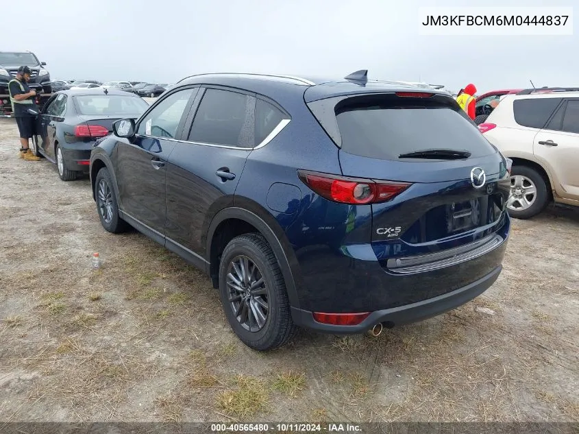 2021 Mazda Cx-5 Touring VIN: JM3KFBCM6M0444837 Lot: 40565480