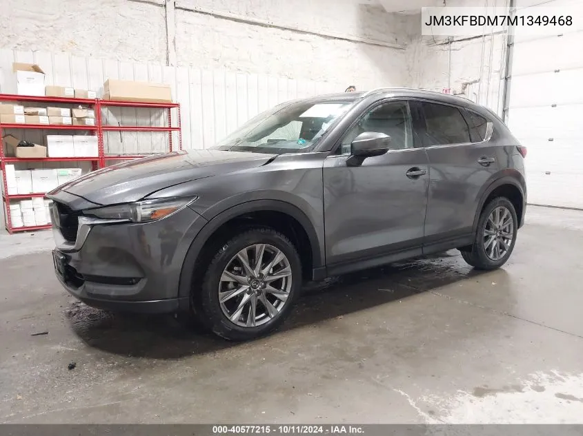 2021 Mazda Cx-5 Grand Touring VIN: JM3KFBDM7M1349468 Lot: 40577215