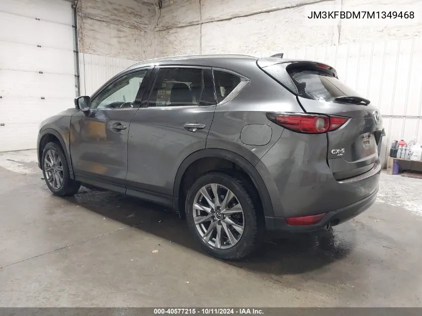 2021 Mazda Cx-5 Grand Touring VIN: JM3KFBDM7M1349468 Lot: 40577215