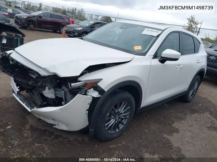 2021 Mazda Cx-5 Touring VIN: JM3KFBCM9M1498739 Lot: 40580581