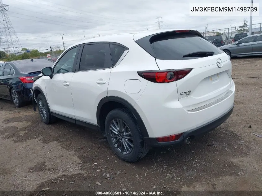 2021 Mazda Cx-5 Touring VIN: JM3KFBCM9M1498739 Lot: 40580581