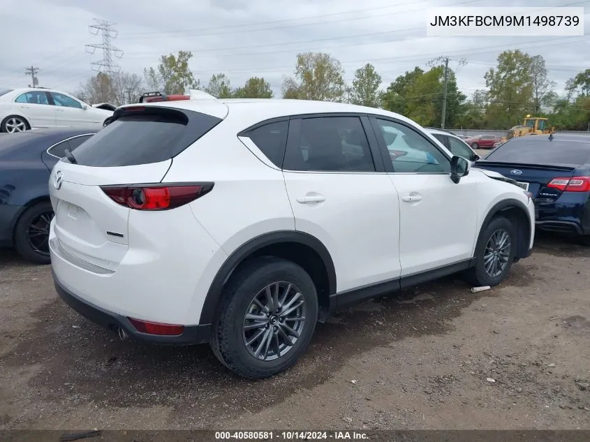 2021 Mazda Cx-5 Touring VIN: JM3KFBCM9M1498739 Lot: 40580581