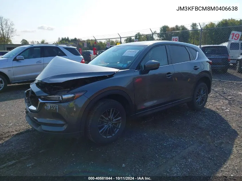 2021 Mazda Cx-5 Touring VIN: JM3KFBCM8M0406638 Lot: 40581844