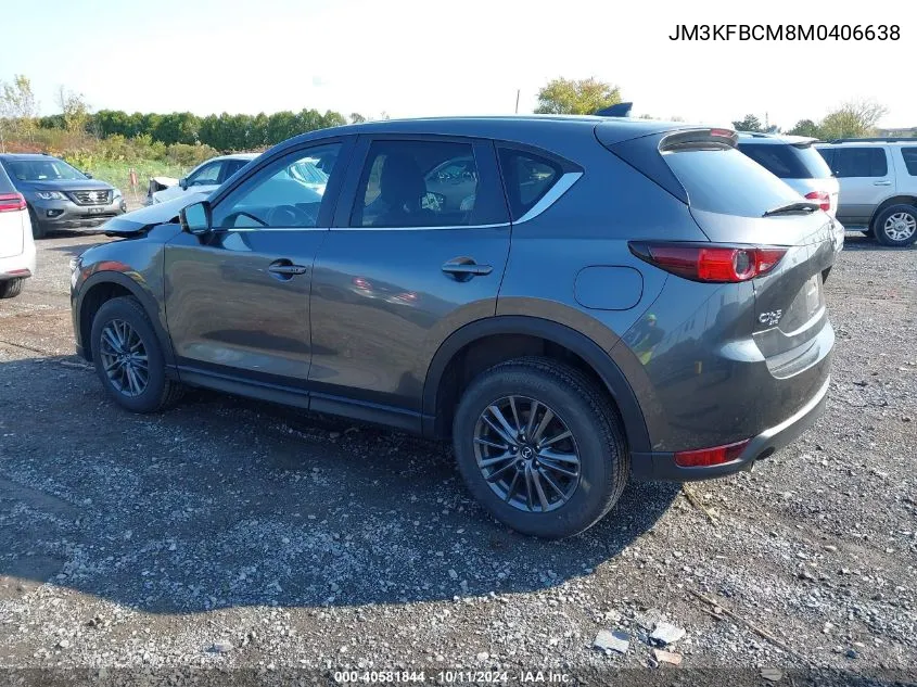 2021 Mazda Cx-5 Touring VIN: JM3KFBCM8M0406638 Lot: 40581844