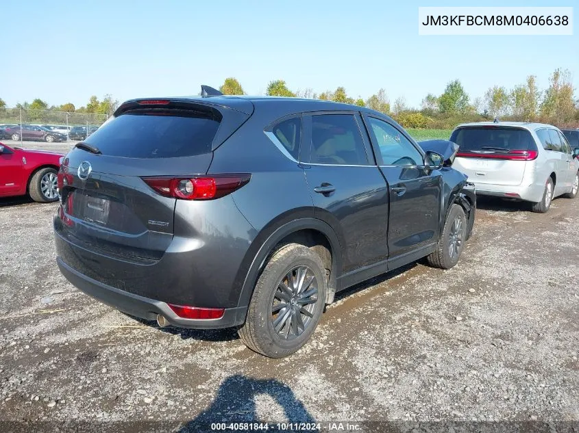 2021 Mazda Cx-5 Touring VIN: JM3KFBCM8M0406638 Lot: 40581844