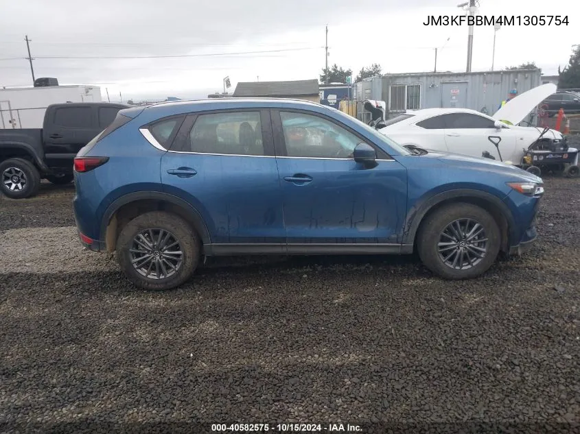 2021 Mazda Cx-5 Sport VIN: JM3KFBBM4M1305754 Lot: 40582575