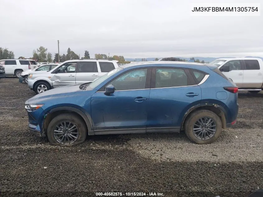 2021 Mazda Cx-5 Sport VIN: JM3KFBBM4M1305754 Lot: 40582575