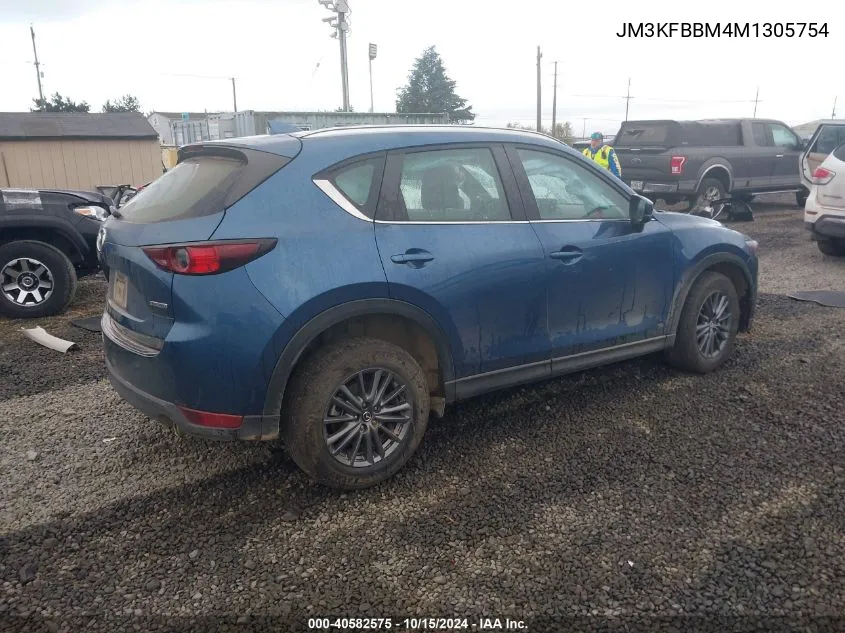 2021 Mazda Cx-5 Sport VIN: JM3KFBBM4M1305754 Lot: 40582575