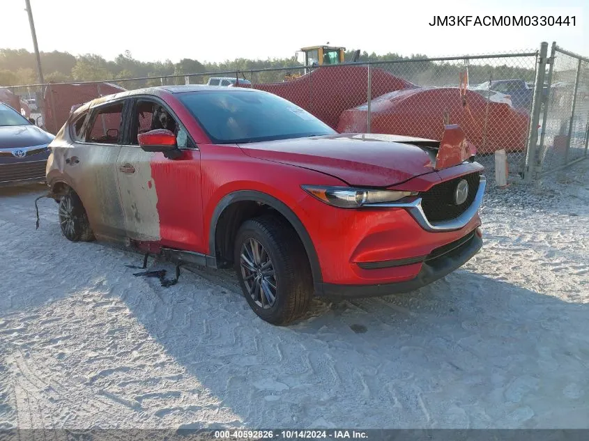 2021 Mazda Cx-5 Touring VIN: JM3KFACM0M0330441 Lot: 40592826