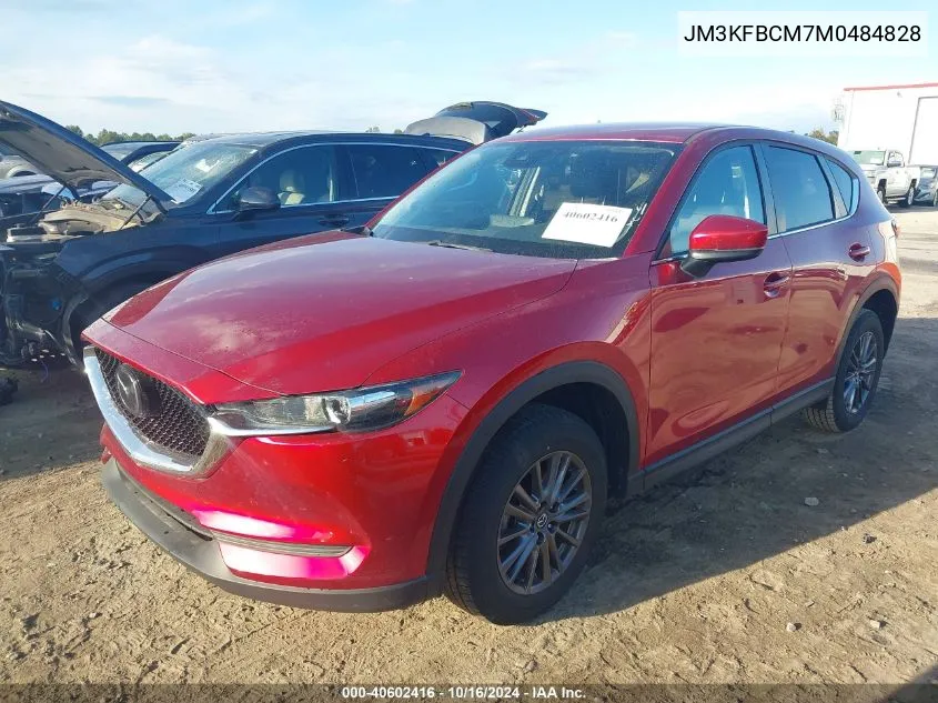 2021 Mazda Cx-5 Touring VIN: JM3KFBCM7M0484828 Lot: 40602416