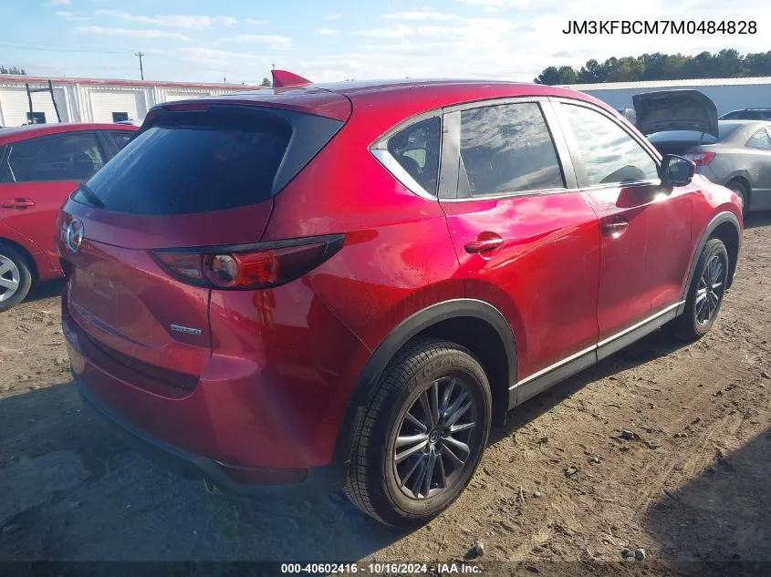 2021 Mazda Cx-5 Touring VIN: JM3KFBCM7M0484828 Lot: 40602416