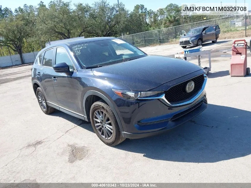 2021 Mazda Cx-5 Touring VIN: JM3KFBCM1M0329708 Lot: 40610343