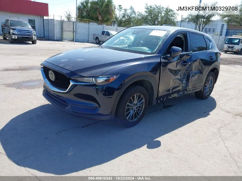 2021 Mazda Cx-5 Touring VIN: JM3KFBCM1M0329708 Lot: 40610343