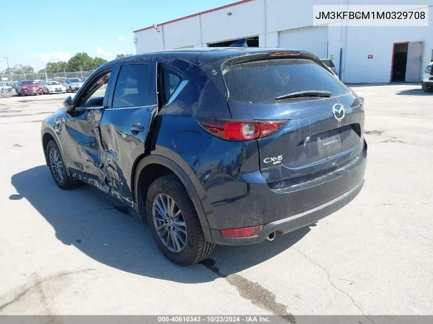 2021 Mazda Cx-5 Touring VIN: JM3KFBCM1M0329708 Lot: 40610343