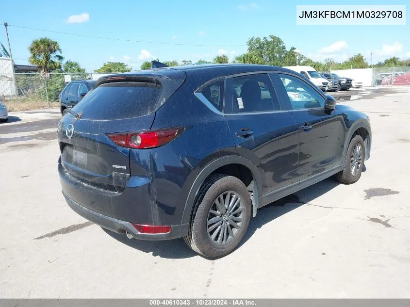 2021 Mazda Cx-5 Touring VIN: JM3KFBCM1M0329708 Lot: 40610343