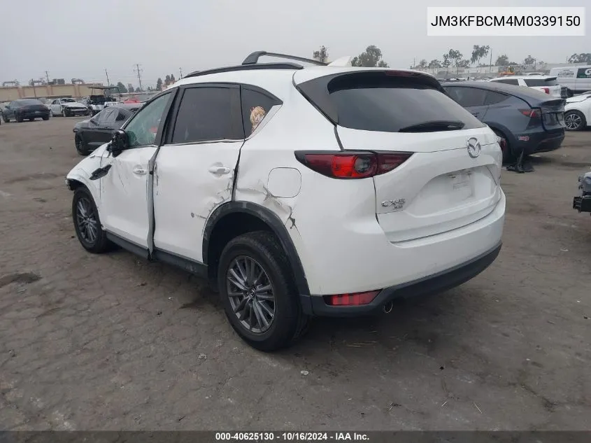 2021 Mazda Cx-5 Touring VIN: JM3KFBCM4M0339150 Lot: 40625130