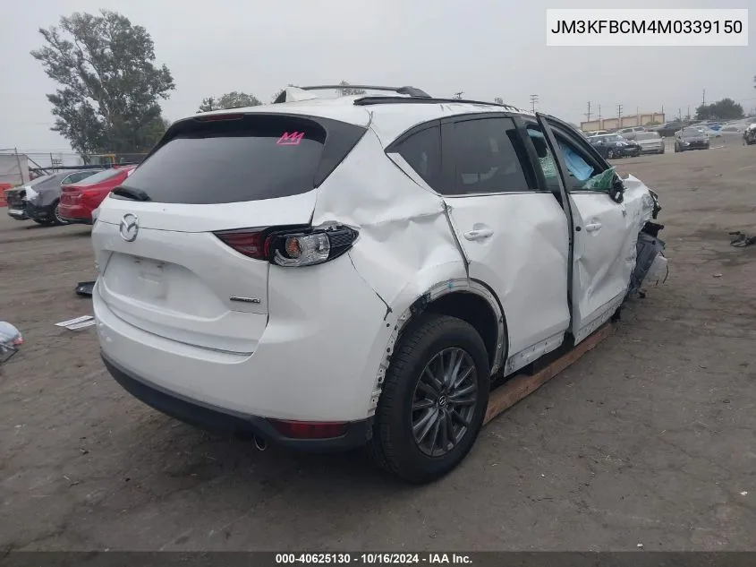 2021 Mazda Cx-5 Touring VIN: JM3KFBCM4M0339150 Lot: 40625130