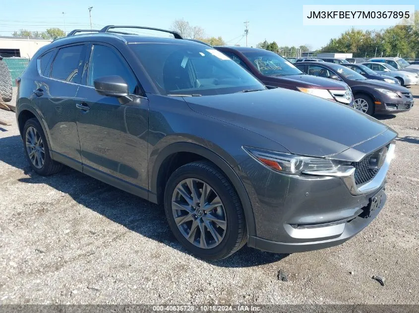 2021 Mazda Cx-5 Signature VIN: JM3KFBEY7M0367895 Lot: 40635728