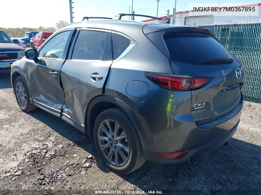 2021 Mazda Cx-5 Signature VIN: JM3KFBEY7M0367895 Lot: 40635728