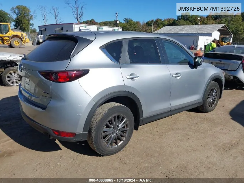 2021 Mazda Cx-5 Touring VIN: JM3KFBCM7M1392726 Lot: 40638865