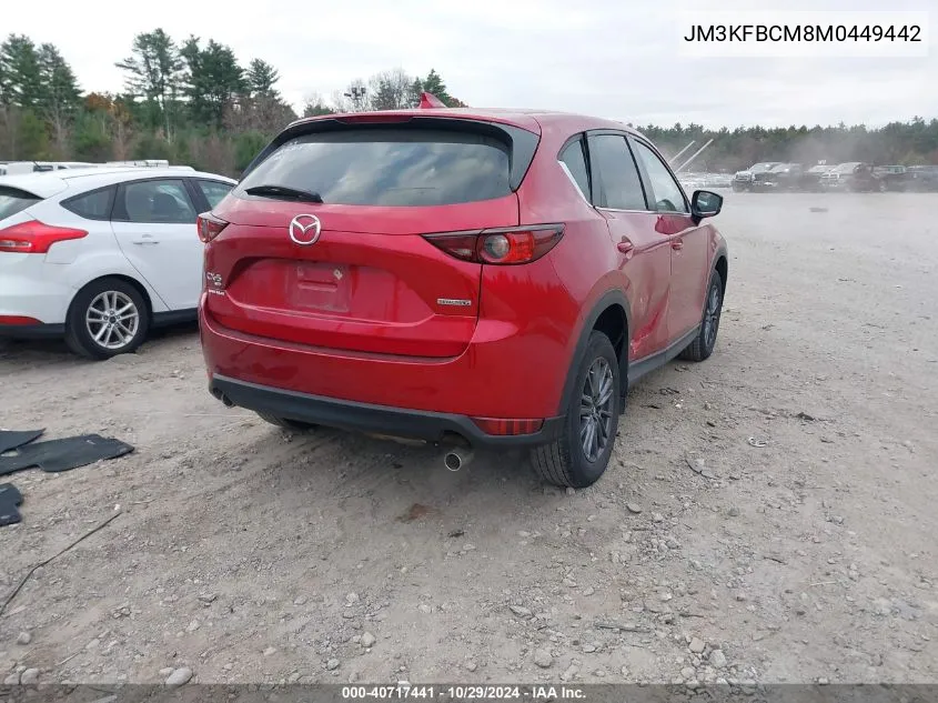 2021 Mazda Cx-5 Touring VIN: JM3KFBCM8M0449442 Lot: 40717441