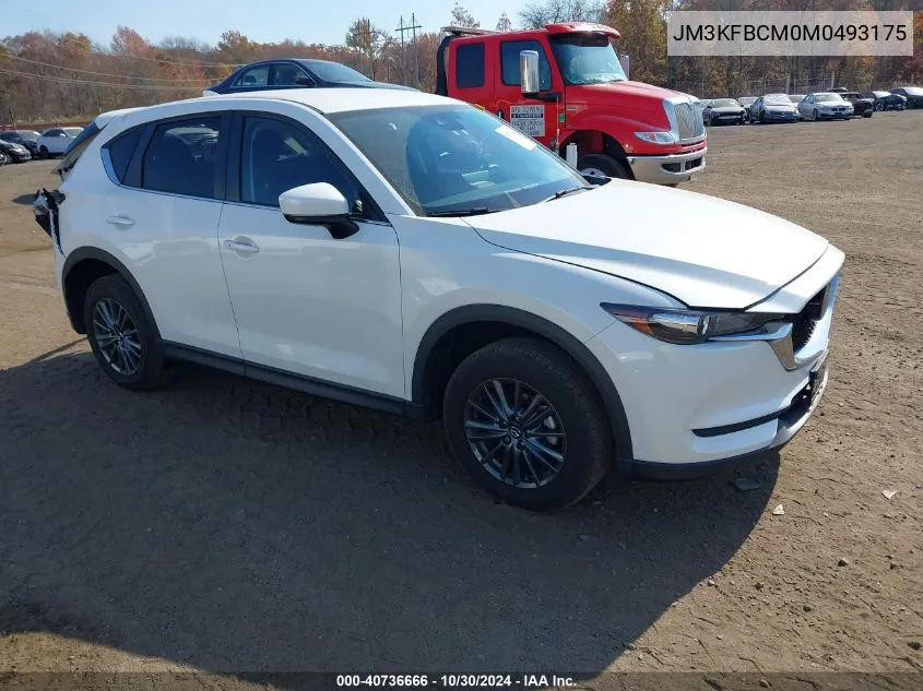 2021 Mazda Cx-5 Touring VIN: JM3KFBCM0M0493175 Lot: 40736666