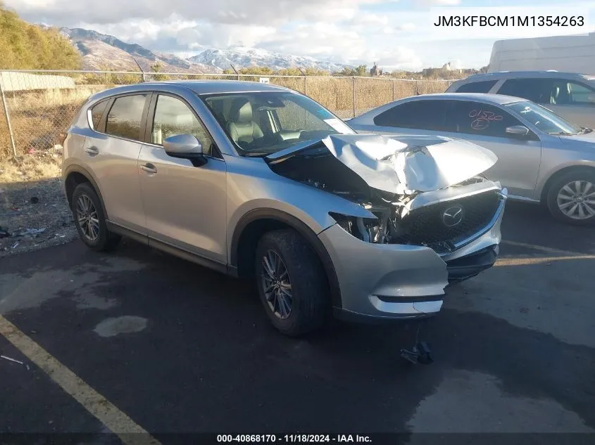 2021 Mazda Cx-5 Touring VIN: JM3KFBCM1M1354263 Lot: 40868170