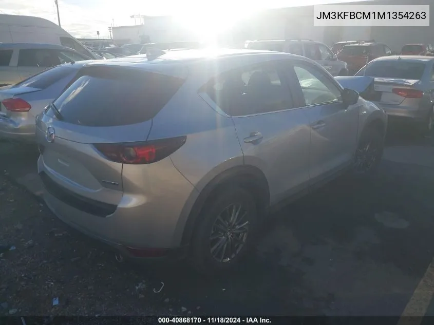 2021 Mazda Cx-5 Touring VIN: JM3KFBCM1M1354263 Lot: 40868170