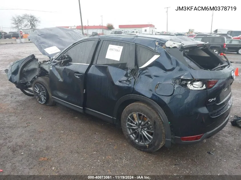 2021 Mazda Cx-5 Touring VIN: JM3KFACM6M0378719 Lot: 40873061