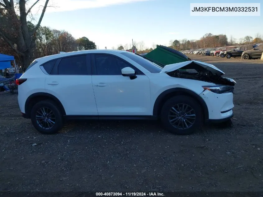 2021 Mazda Cx-5 Touring VIN: JM3KFBCM3M0332531 Lot: 40873094