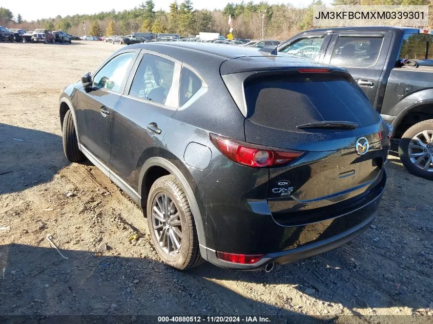 2021 Mazda Cx-5 Touring VIN: JM3KFBCMXM0339301 Lot: 40880512