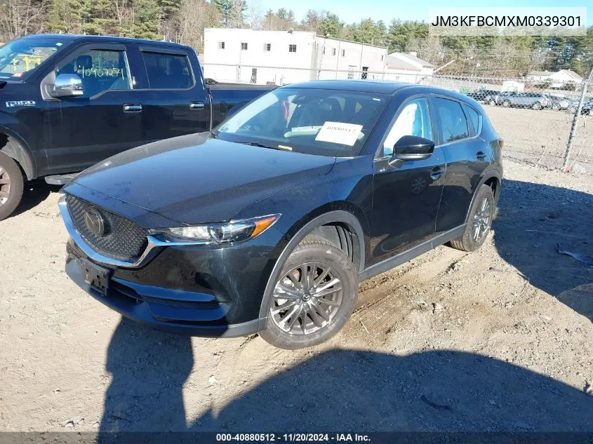 2021 Mazda Cx-5 Touring VIN: JM3KFBCMXM0339301 Lot: 40880512