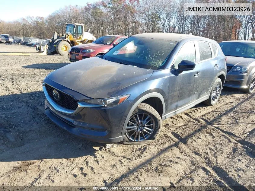 2021 Mazda Cx-5 Touring VIN: JM3KFACM0M0323926 Lot: 40888601