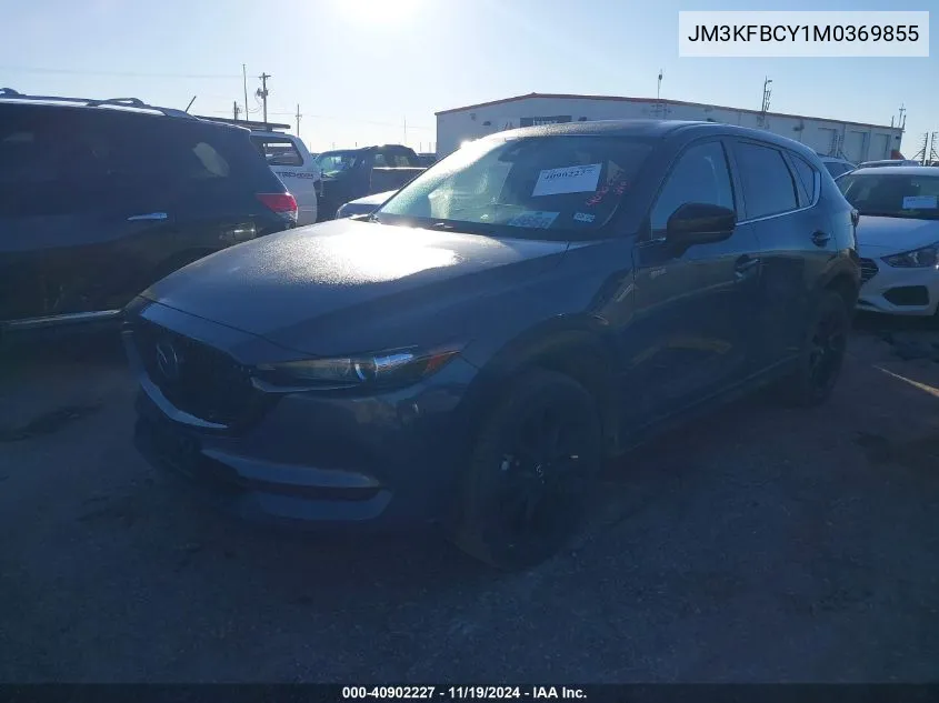 2021 Mazda Cx-5 Carbon Edition Turbo VIN: JM3KFBCY1M0369855 Lot: 40902227