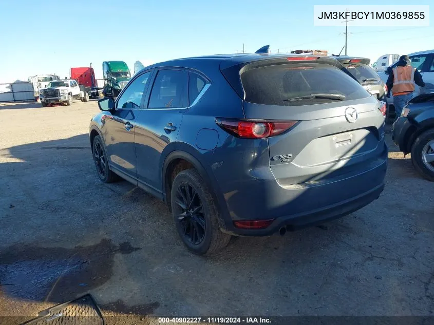 2021 Mazda Cx-5 Carbon Edition Turbo VIN: JM3KFBCY1M0369855 Lot: 40902227