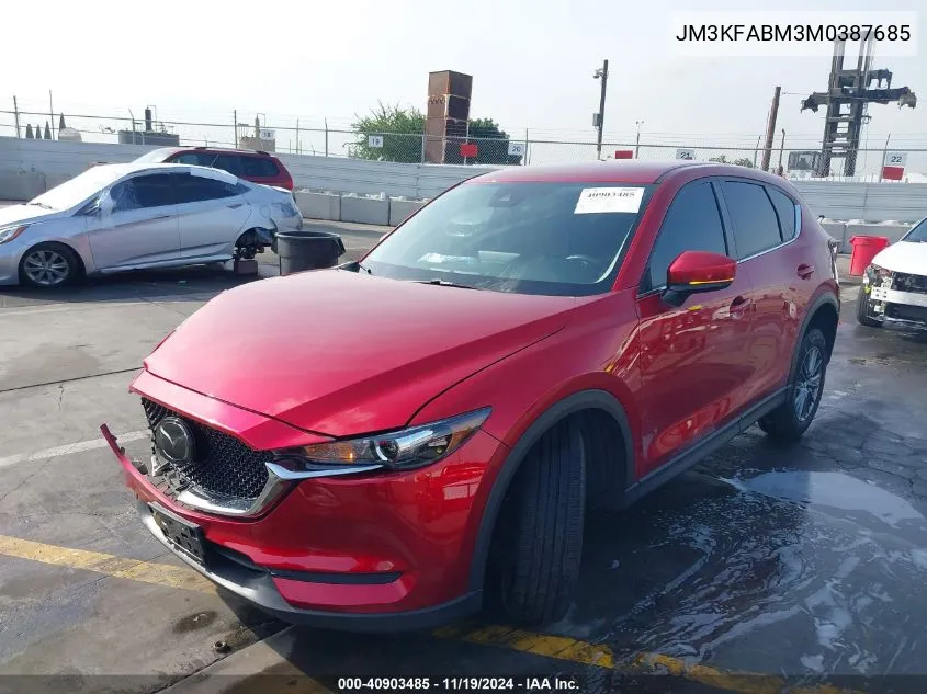 2021 Mazda Cx-5 Sport VIN: JM3KFABM3M0387685 Lot: 40903485