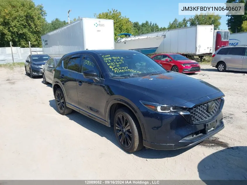 2022 Mazda Cx-5 VIN: JM3KFBDY1N0640607 Lot: 12089052