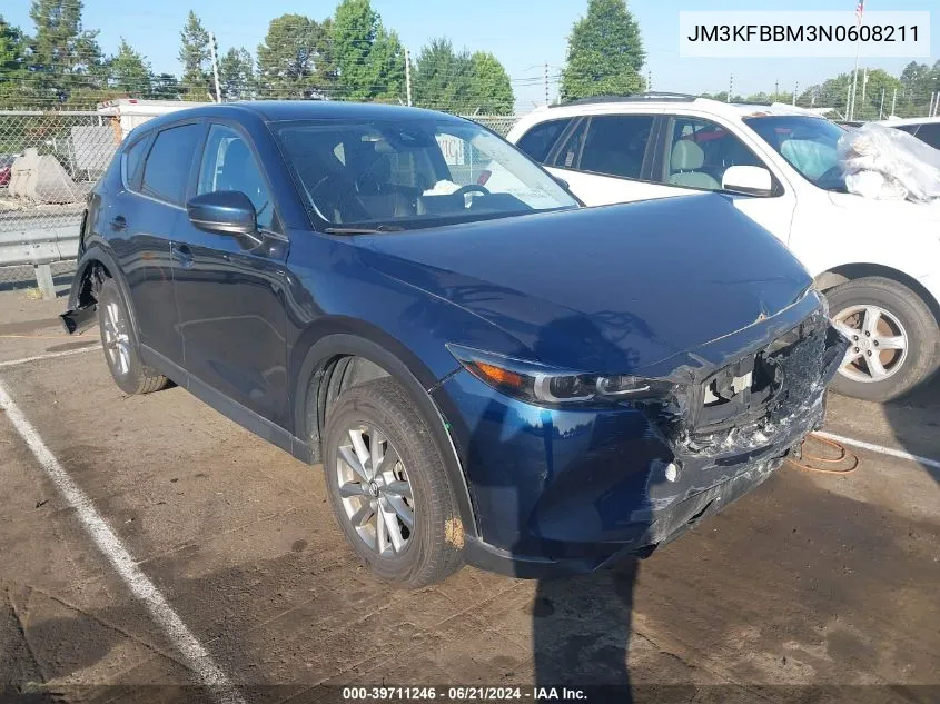 2022 Mazda Cx-5 2.5 S Select VIN: JM3KFBBM3N0608211 Lot: 39711246