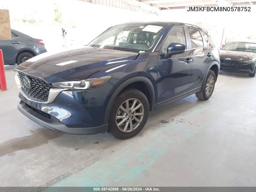 JM3KFBCM8N0578752 2022 Mazda Cx-5 2.5 S Preferred