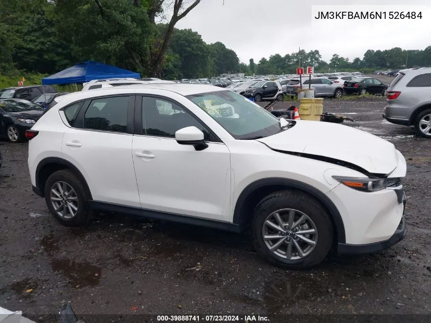 2022 Mazda Cx-5 2.5 S VIN: JM3KFBAM6N1526484 Lot: 39888741