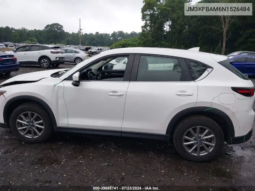 2022 Mazda Cx-5 2.5 S VIN: JM3KFBAM6N1526484 Lot: 39888741