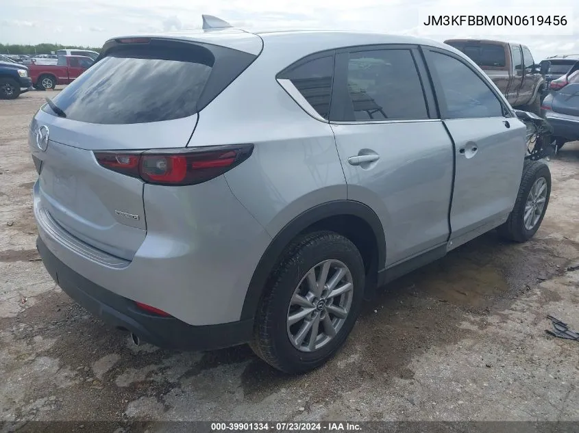 2022 Mazda Cx-5 2.5 S Select VIN: JM3KFBBM0N0619456 Lot: 39901334