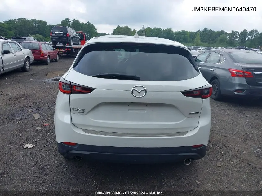 JM3KFBEM6N0640470 2022 Mazda Cx-5 2.5 S Premium Plus