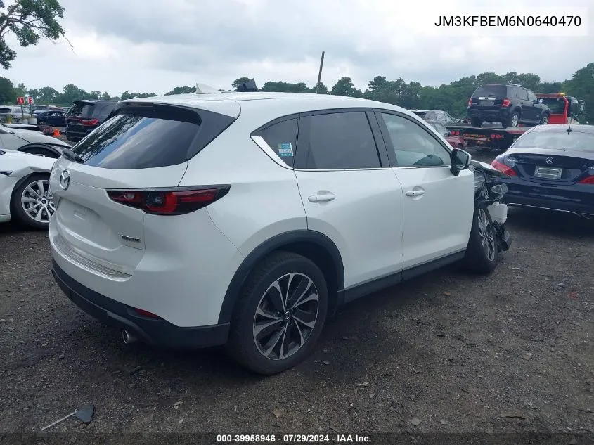 JM3KFBEM6N0640470 2022 Mazda Cx-5 2.5 S Premium Plus