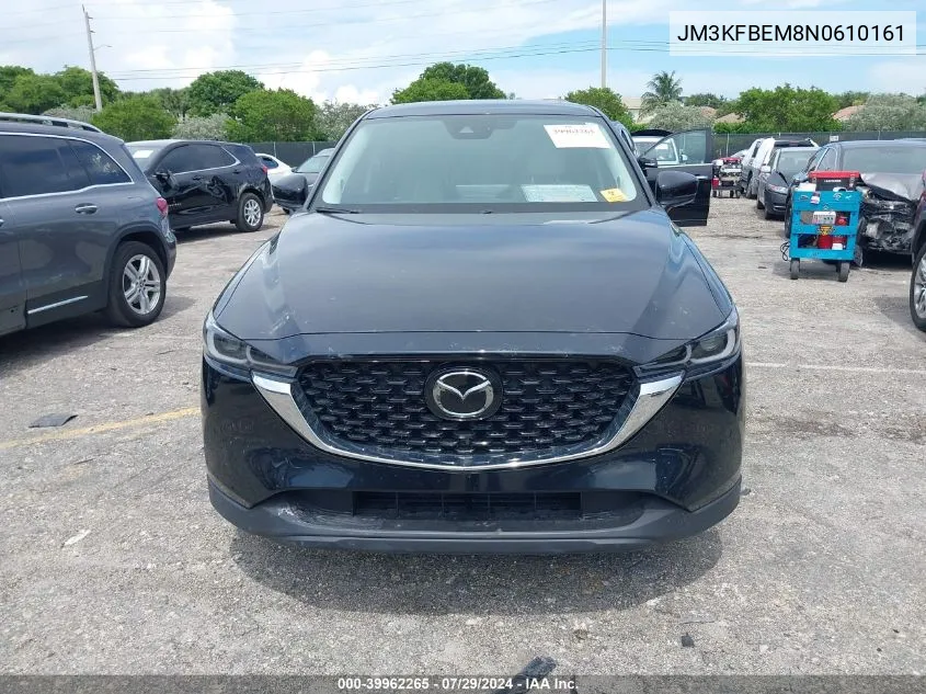 2022 Mazda Cx-5 2.5 S Premium Plus VIN: JM3KFBEM8N0610161 Lot: 39962265