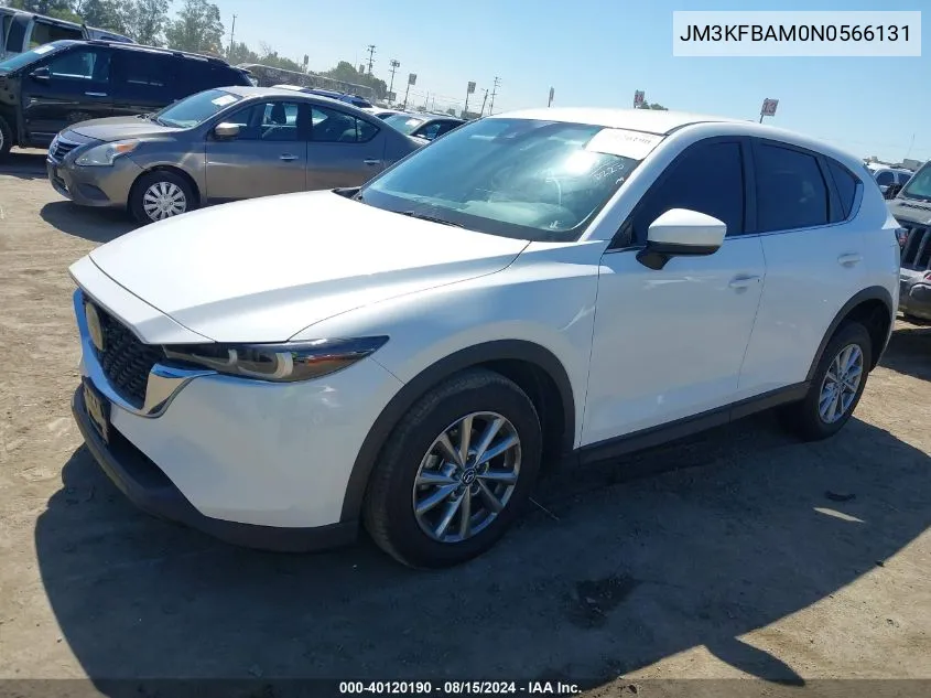 2022 Mazda Cx-5 2.5 S VIN: JM3KFBAM0N0566131 Lot: 40120190