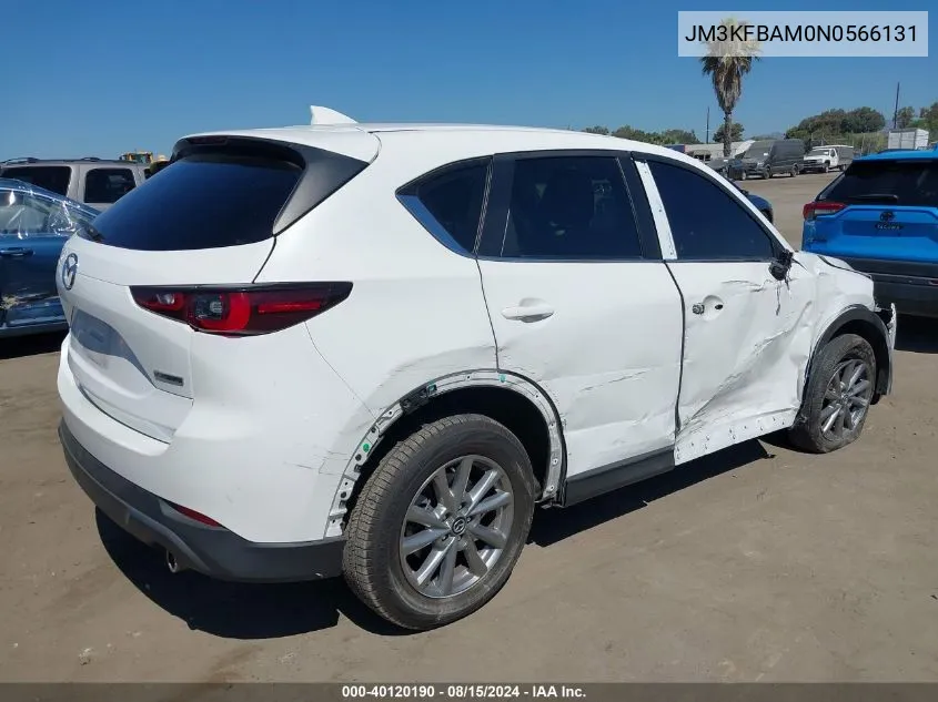 JM3KFBAM0N0566131 2022 Mazda Cx-5 2.5 S