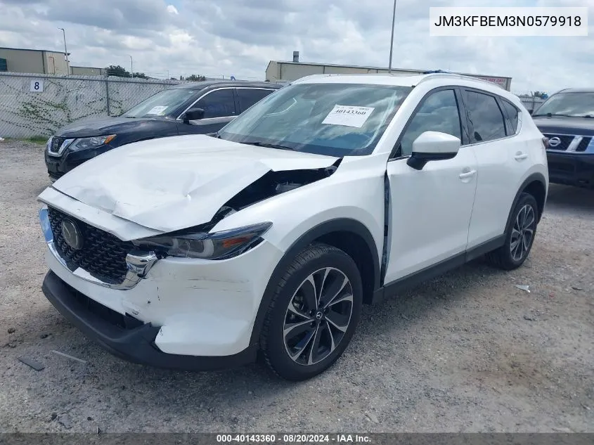 JM3KFBEM3N0579918 2022 Mazda Cx-5 2.5 S Premium Plus