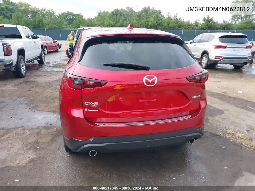 2022 Mazda Cx-5 2.5 S Premium VIN: JM3KFBDM4N0622812 Lot: 40217345