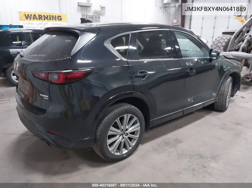 2022 Mazda Cx-5 Signature VIN: JM3KFBXY4N0641889 Lot: 40316087